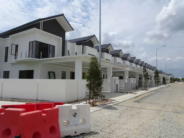 Seremban Malasia Junio 2019 Nueva Casa Terraza Lujo Dos Pisos — Foto de Stock