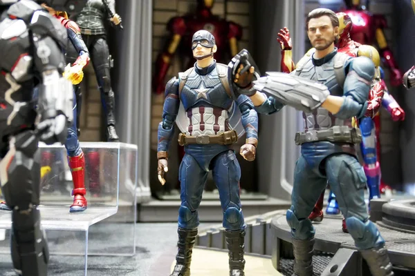 Kuala Lumpur Malaysien Juni Fiktionale Figur Action Figur Captain America — Stockfoto