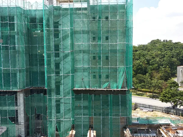 Kuala Lumpur Malaysia July 2019 Catch Platform Safety Netting Exterior — Stock Photo, Image