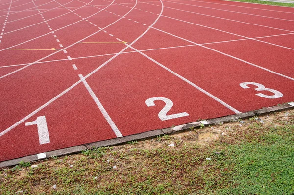 Kuala Lumpur Malaysia April 2019 Outdoor Running Track Athlete Track — Stockfoto