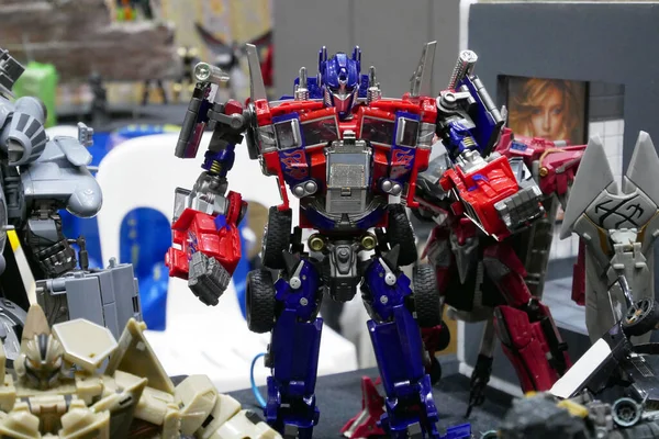 Kuala Lumpur Malezja Października 2019 Fikcyjna Postać Transformers Zabawka Figurka — Zdjęcie stockowe