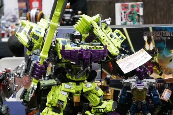 Kuala Lumpur Malezja Października 2019 Fikcyjna Postać Transformers Zabawka Figurka — Zdjęcie stockowe