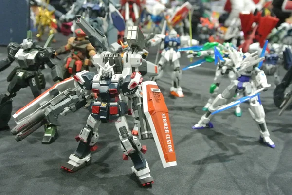 Kuala Lumpur Malezja Listopada 2017 Mobile Suit Gundam Figurka Modelu — Zdjęcie stockowe