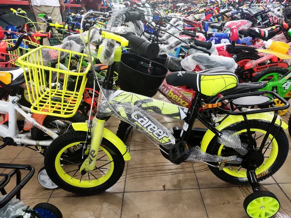 Nilai Malaysia March 2020 Vários Tipos Bicicletas Estão Exibição Loja — Fotografia de Stock