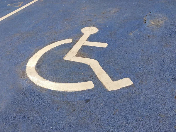 Seremban Malaisie Janvier 2019 Signalisation Pour Les Stationnements Handicapés Affiché — Photo