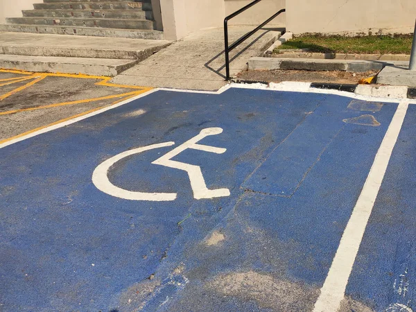Seremban Malaysia January 2019 Signage Disabled Parking Отображается Виде Логотипа — стоковое фото