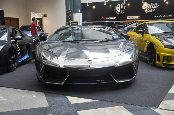 Kuala Lumpur Malaysia March 2020 Selective Focused Lamborghini Luxury Commercial — Stockfoto