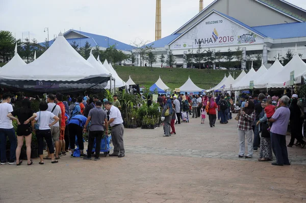 Putrajaya Malaysia August 2020 People Were Crowded Malaysian Hawkers Market — Stock Photo, Image