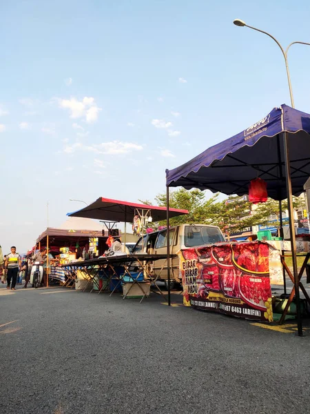 Putrajaya Malaysia August 2020 Mensen Waren Druk Maleisische Havikmarkt Ook — Stockfoto
