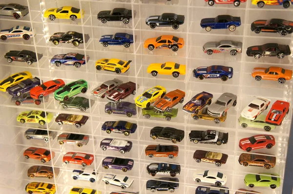 Kuala Lumpur Malaysia Marca 2020 Wybrane Skupione Miniaturowych Zabawkach Samochodowych — Zdjęcie stockowe
