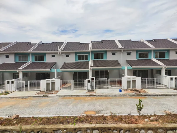 Seremban Malasia Abril 2020 Nueva Casa Con Terraza Lujo Dos — Foto de Stock