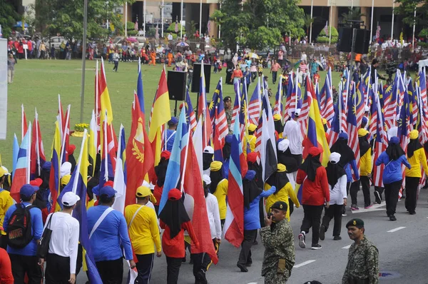 Putrajaya Malaysia August 2019 Malaysiska Tonåringar Från Olika Etniska Grupper — Stockfoto