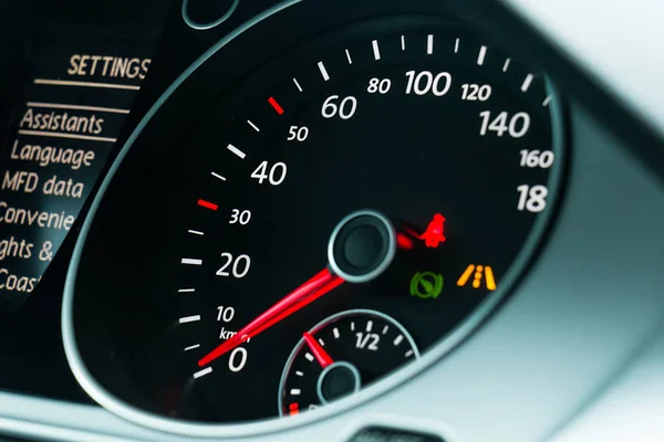 Vehicle Speedometer close up — Stock Photo, Image