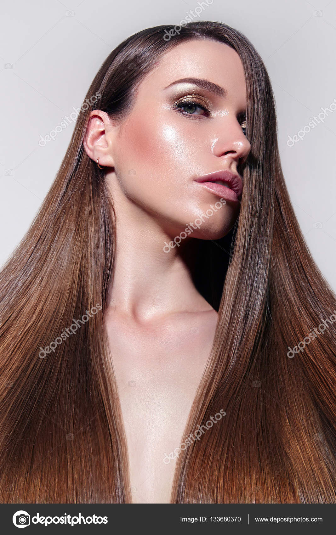 Very long, straight silky hair. Stock Photo by ©EkaterinaJurkova 133680370