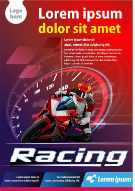 Poster or print ads Racing Championship clipart