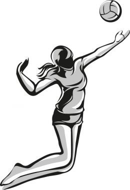 Kadın voleybolcu