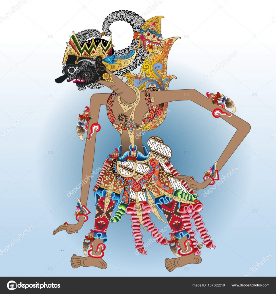 Pandawa Wayang Kulit Vector