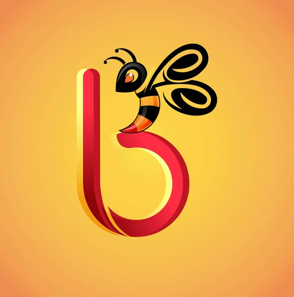 Honey bee symbol — Stockový vektor