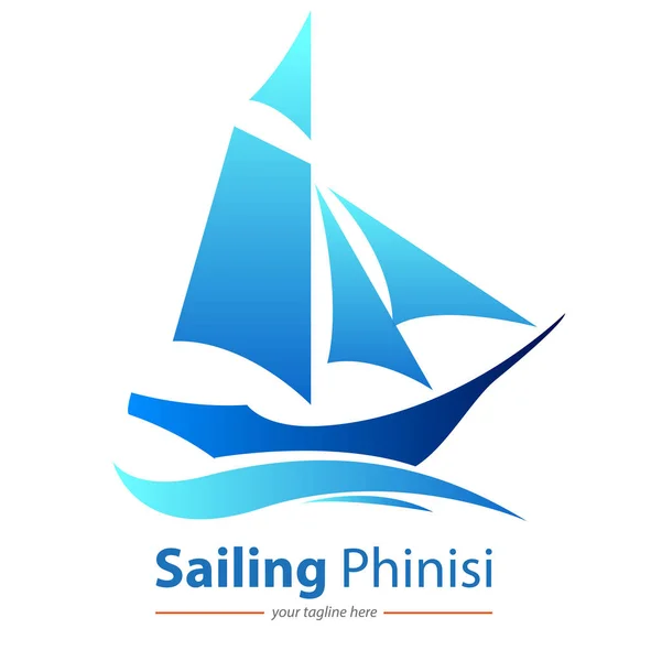 Set of boats vector logo design — Stock Vector © Glopphy 11419591