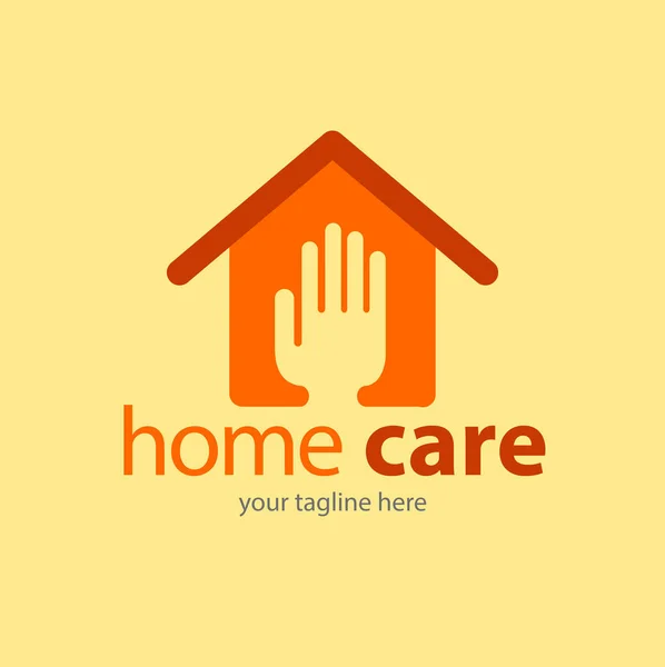 Vetor Abstrato Símbolo Home Care —  Vetores de Stock