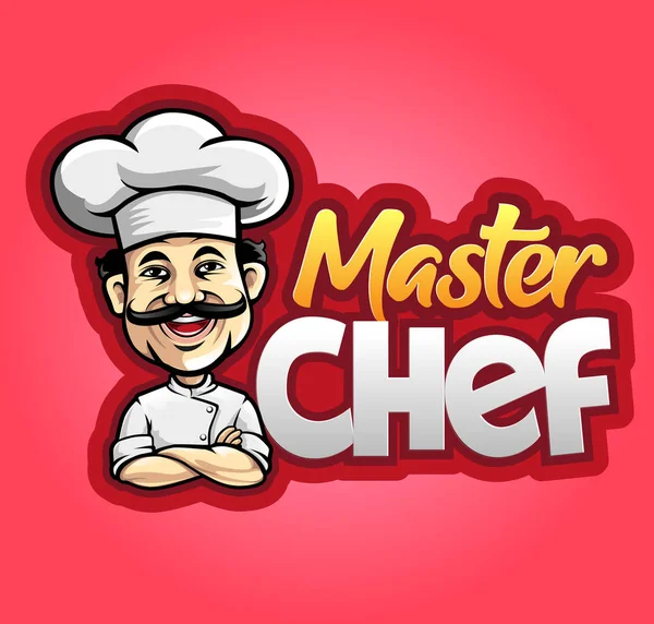 Vector Illustration Modification Master Chef Symbol Restaurant Bakery Business — ストックベクタ