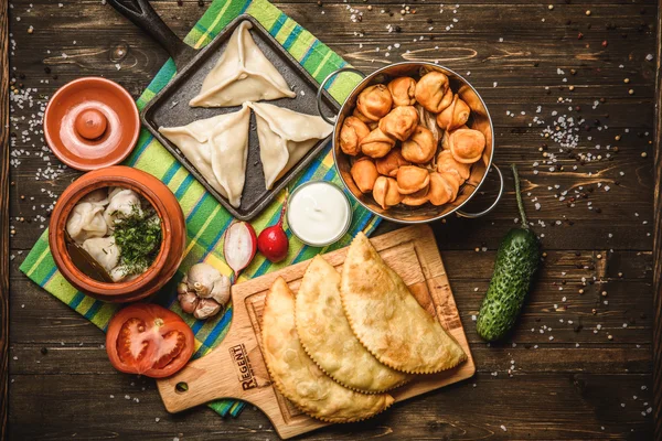 Cocina nacional rusa — Foto de Stock