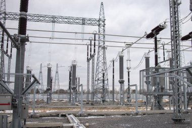 Yüksek gerilim güç trafo trafo Merkezi