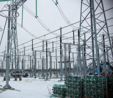 Yüksek gerilim güç trafo trafo Merkezi