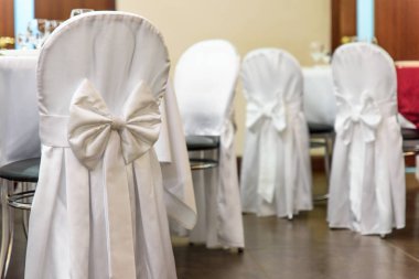 Ayrıntı dekorasyon düğün sandalye closeup tatil