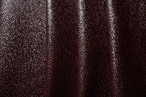 Texture in pelle rossa sfondo primo piano macro — Foto Stock