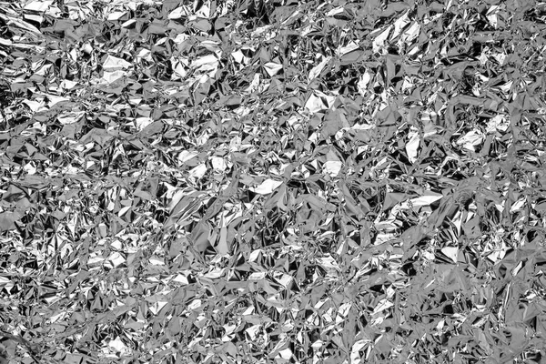 Fundo de folha de prata com superfície rugosa brilhante para fundo de textura — Fotografia de Stock