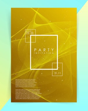 Parti Davetiyesi şablonu. Özet satırları