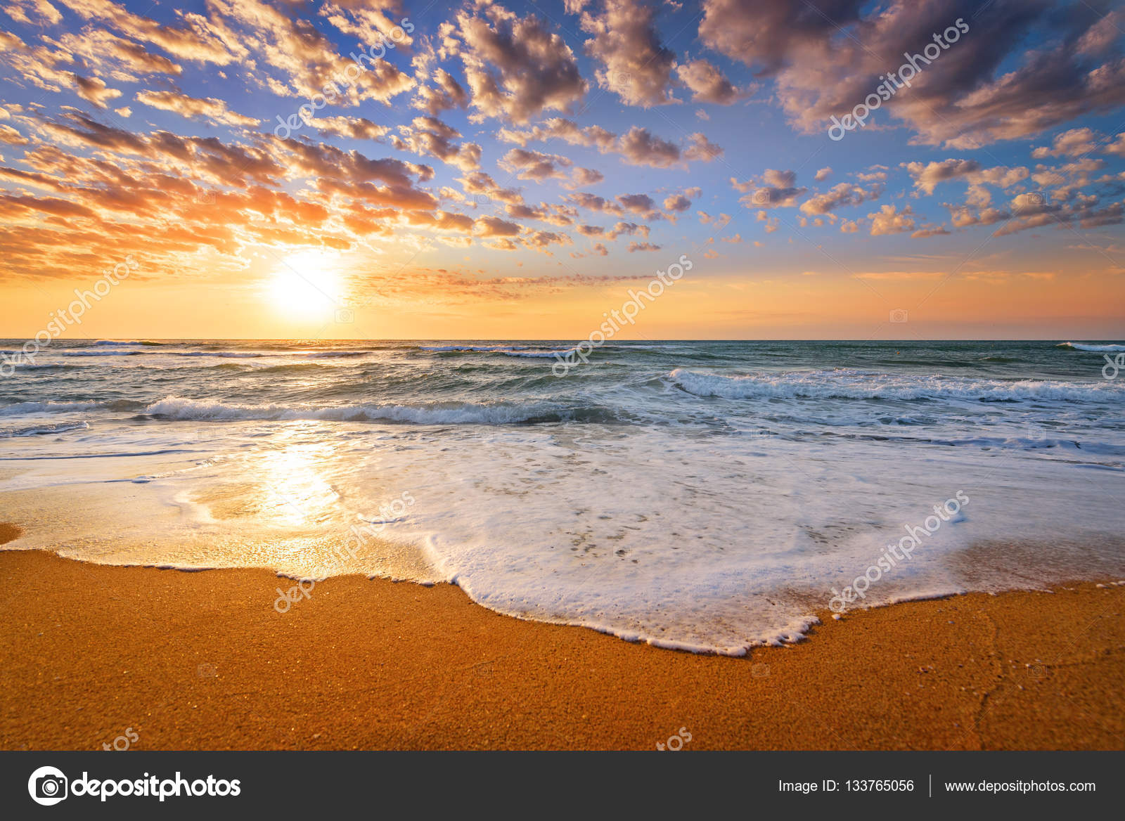 Early morning , sunrise over sea. Stock Photo by ©vrstudio 133765056