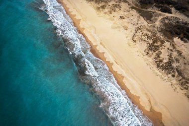 Üst görünüm, inanılmaz doğa arkaplanı.