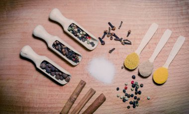 Natürmort baharat pişirme