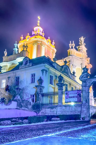 Lviv City Saint Yura Kilisesi — Stok fotoğraf