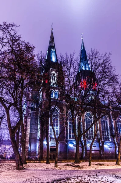 Kathedrale im neugotischen Stil — Stockfoto