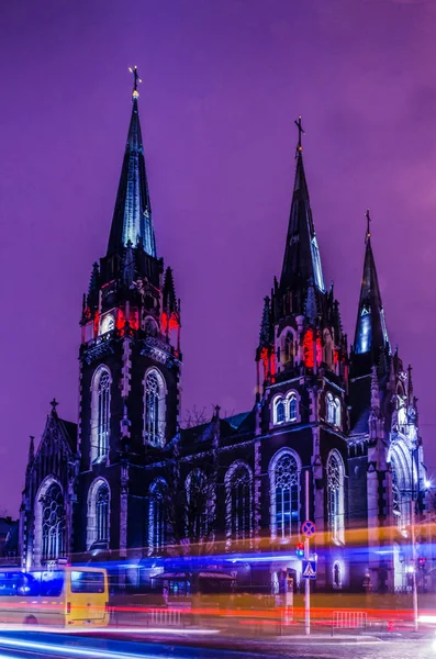 Catedral de estilo neogótico — Foto de Stock