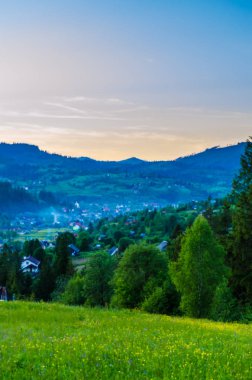 Arka plan Karpat Mountain