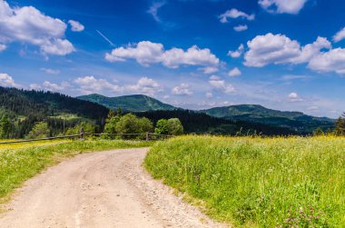 Arka plan Karpat Mountain