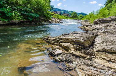 Arka plan Karpat Mountain