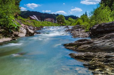 Arka plan Karpat Mountain