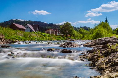 Arka plan Karpat Mountain