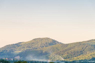 Karpat Dağları Yaremche görünümünde manzara