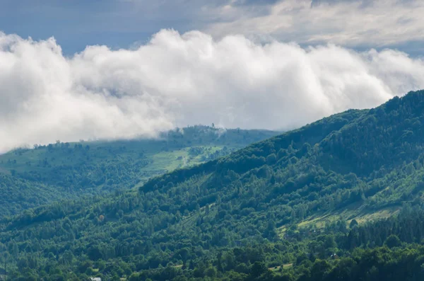 Karpat Dağları Yaremche görünümünde manzara