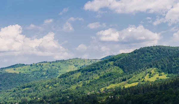 Karpat Dağları Yaremche görünümünde manzara