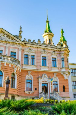 Lwow şehir mimarisi arka plan