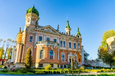 Lwow şehir mimarisi arka plan