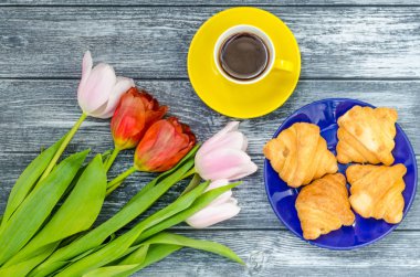 Arka plan bahar lale çiçekleri kapatın