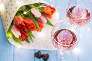 Arka plan bahar lale çiçekleri kapatın